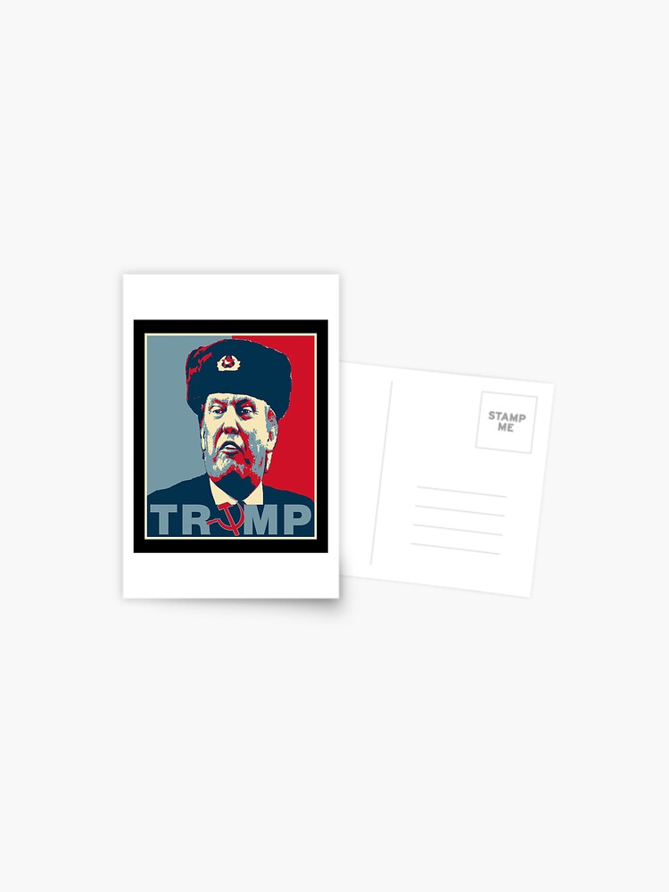 Thumbnail 1 of 2, Postcard, Trump Russia Poster T-Shirts and Stickers designed and sold by EthosWear.