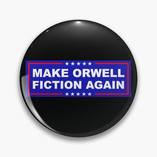 Item preview, Make Orwell Fiction Again designed and sold by Cat Lady Designs.