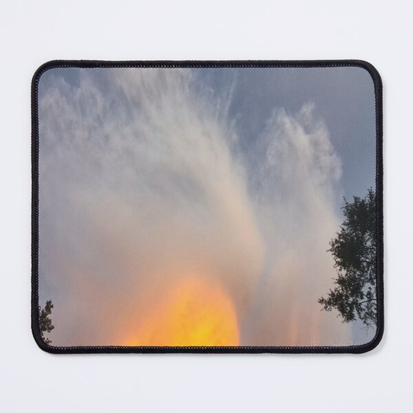 Item preview, Orange and White Glow In The Sky designed and sold by Demetria Matthews.