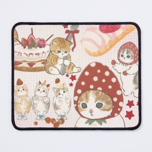 Item preview, ♡ Mofusand Strawberry Collage ♡ designed and sold by ♡ lexiecharmz ♡.