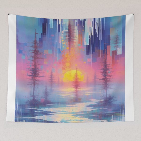 Item preview, Surreal sunrise view designed and sold by saly55887.