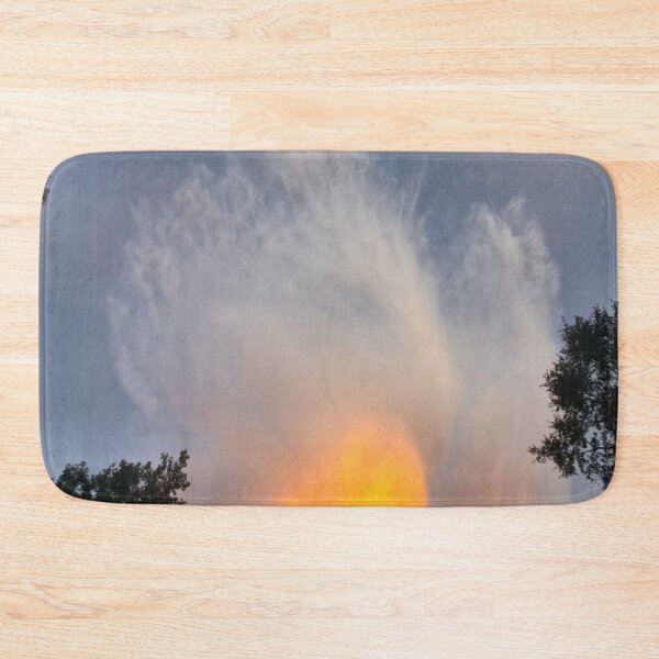 Item preview, Orange and White Glow In The Sky designed and sold by Demetria Matthews.