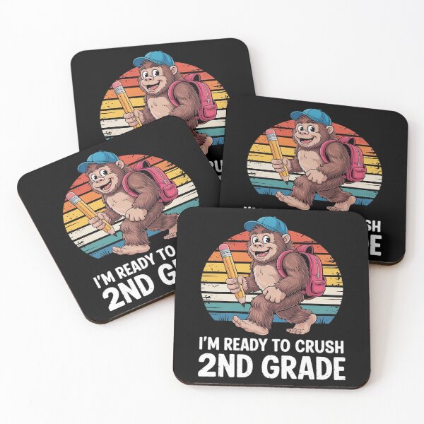 Item preview, Bigfoot Sasquatch Crush 2nd Grade Second First Day Of School designed and sold by brynatshop.