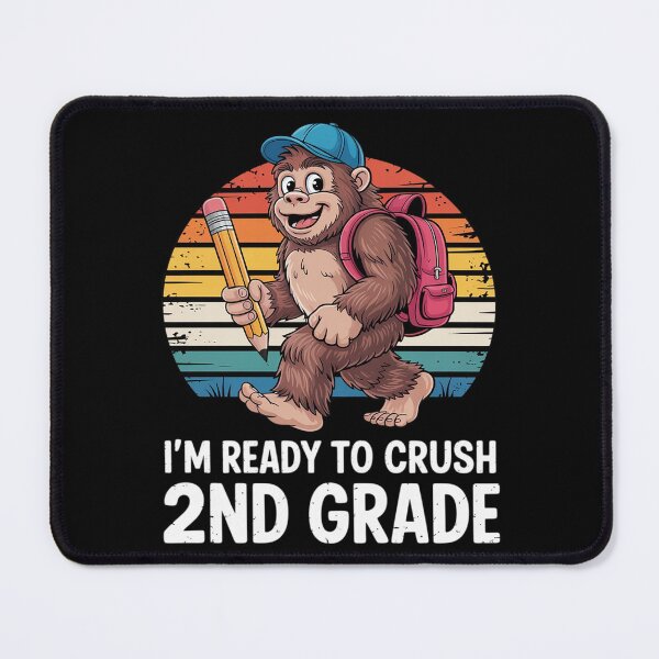 Item preview, Bigfoot Sasquatch Crush 2nd Grade Second First Day Of School designed and sold by brynatshop.