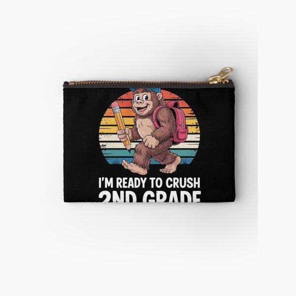 Item preview, Bigfoot Sasquatch Crush 2nd Grade Second First Day Of School designed and sold by brynatshop.