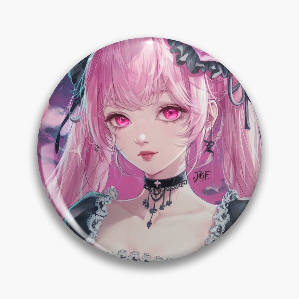 Item preview, I'm a pastel goth anime character in a Japanese loli dress. designed and sold by jbfart.