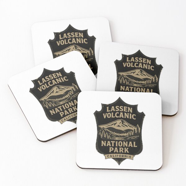 Item preview, Lassen Volcanic National Park – California Retro Badge designed and sold by duke818.
