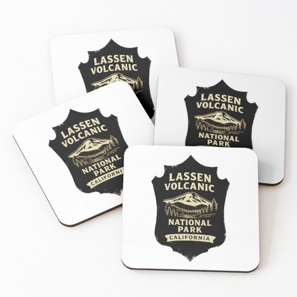 Item preview, Lassen Volcanic National Park – California Retro Badge designed and sold by duke818.