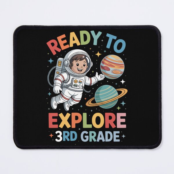 Item preview, First day Kids Welcome back to School Astronaut 3rd grade designed and sold by brynatshop.