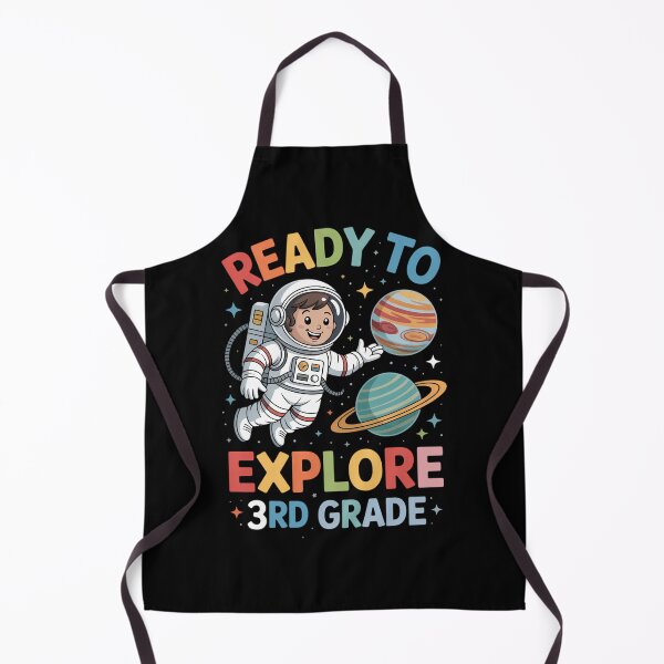Item preview, First day Kids Welcome back to School Astronaut 3rd grade designed and sold by brynatshop.
