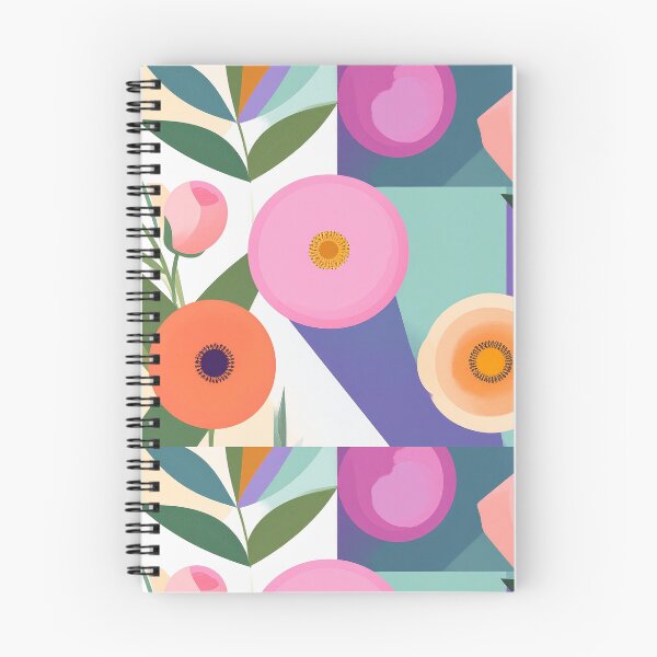 Item preview, Bold Abstract Floral Garden in Geometric Style designed and sold by yara.lahdo.