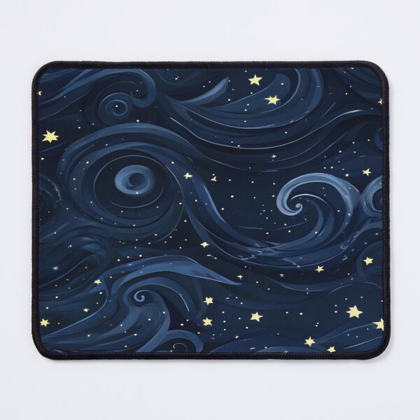Item preview, Blue waves and twinkling stars designed and sold by saly55887.