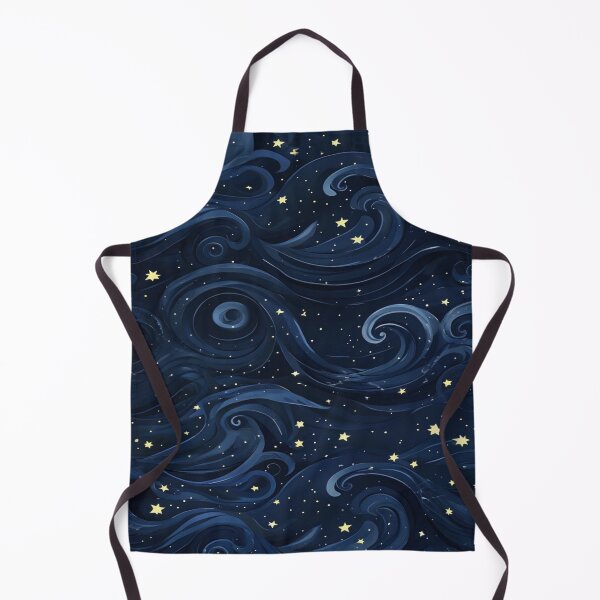 Item preview, Blue waves and twinkling stars designed and sold by saly55887.