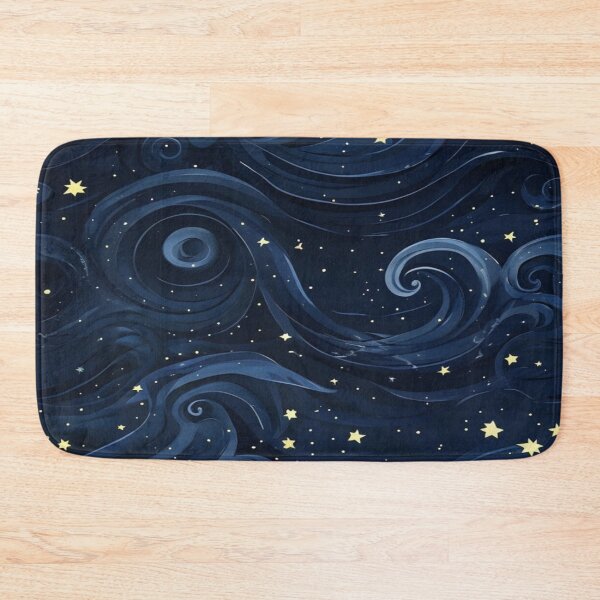 Item preview, Blue waves and twinkling stars designed and sold by saly55887.