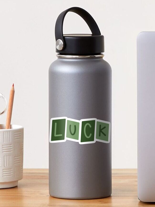 Thumbnail 1 of 3, Sticker, Luck designed and sold by forgenz.