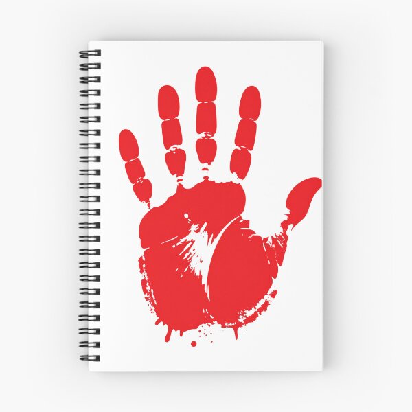 Item preview, Bloody Handprint in Red Color – Horror Halloween Graphic for Scary Designs designed and sold by PrintCreations9.