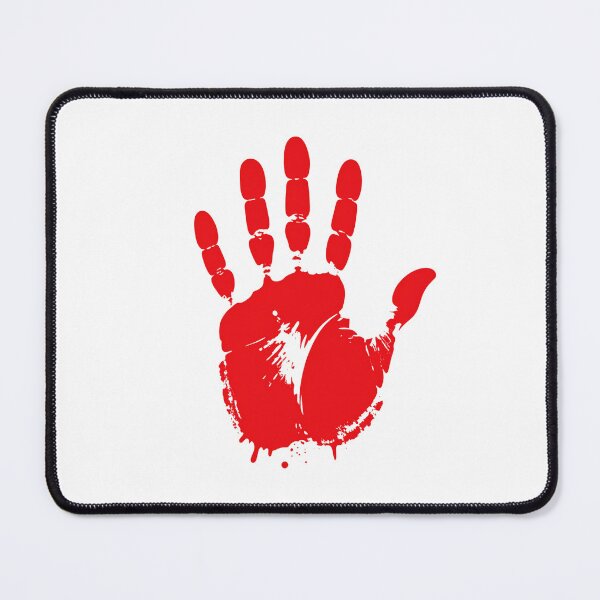 Item preview, Bloody Handprint in Red Color – Horror Halloween Graphic for Scary Designs designed and sold by PrintCreations9.