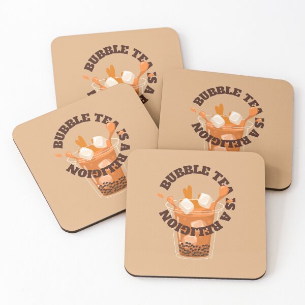 Item preview, Bubble Tea Is A Religion - Funny Boba Milk Tea Lover Design designed and sold by liveinbeauty.
