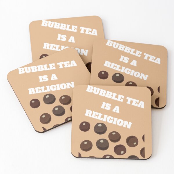 Item preview, Bubble Tea Is A Religion - Funny Boba Milk Tea Lover Design designed and sold by liveinbeauty.