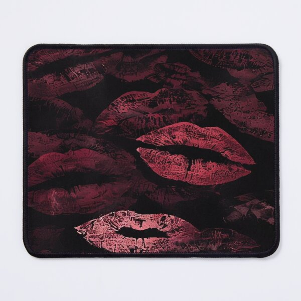 Item preview, Red lips with black background designed and sold by saly55887.