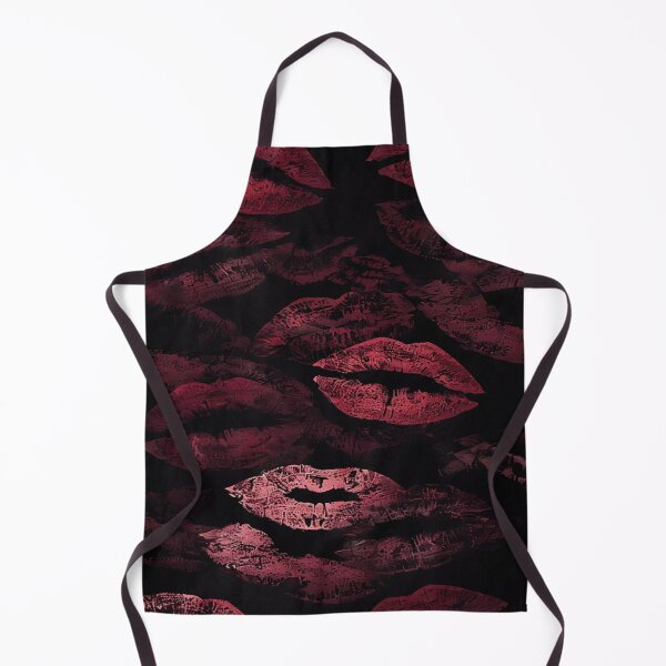 Item preview, Red lips with black background designed and sold by saly55887.