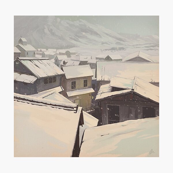Winter Town Photographic Print