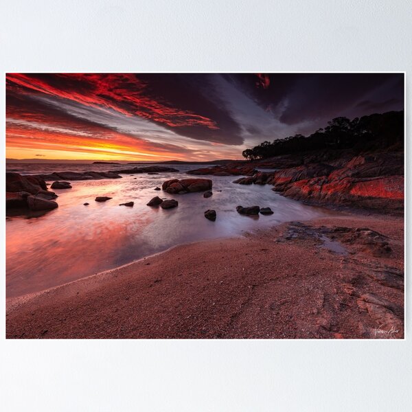 Item preview, Coles Bay Sunset, East Coast, TAS Australia designed and sold by veetree.