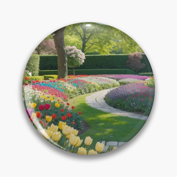 Item preview, Flower Bed Landscape designed and sold by vekotpu.