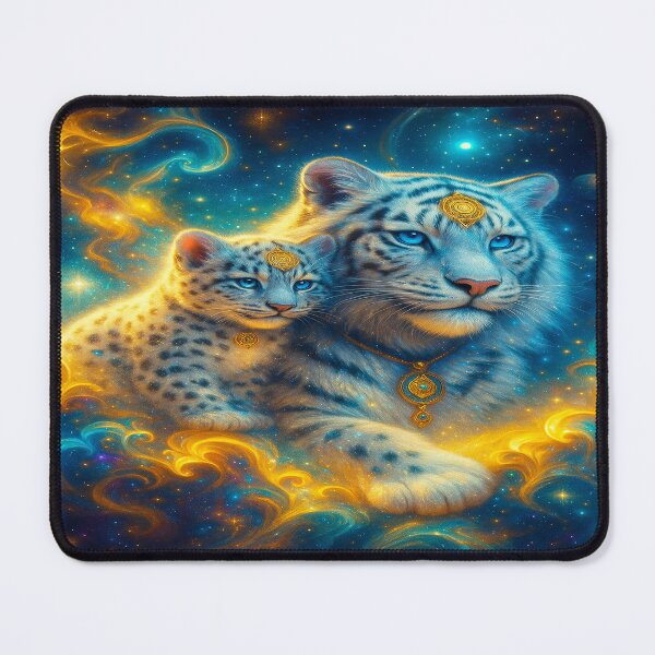 Item preview, Mother as Portal - Cosmic Tiger Guardian designed and sold by MickeyD's Shop.