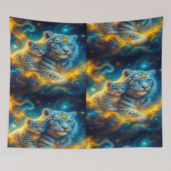 Item preview, Mother as Portal - Cosmic Tiger Guardian designed and sold by MickeyD's Shop.