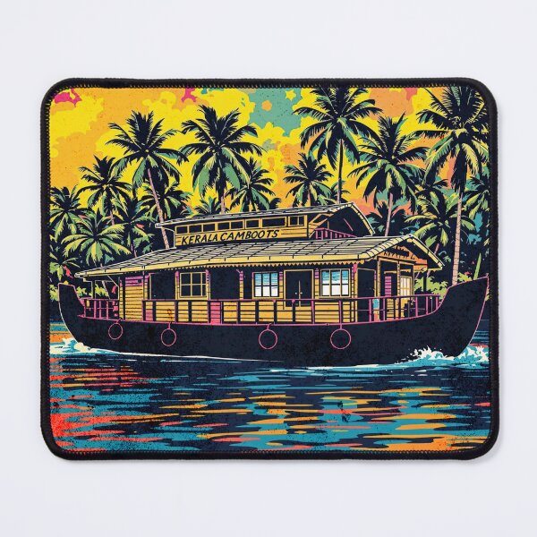 Item preview, kerala india houseboat tropical designed and sold by maluhtown.