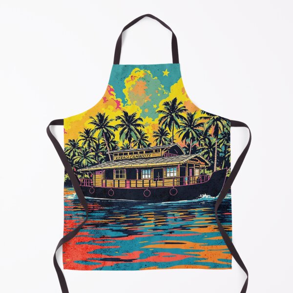 Item preview, kerala india houseboat tropical designed and sold by maluhtown.