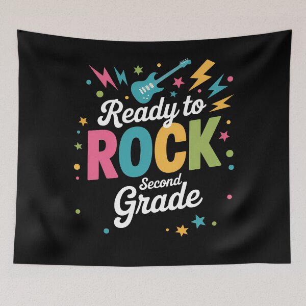 Item preview, Ready To Rock Second Grade Back To School 2nd Grade designed and sold by brynatshop.