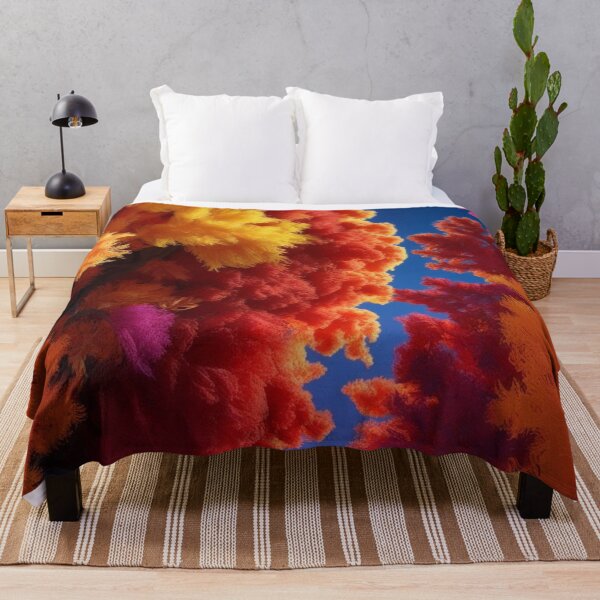 Item preview, Vibrant Autumn Trees Against Sky designed and sold by Uniquely Yours.