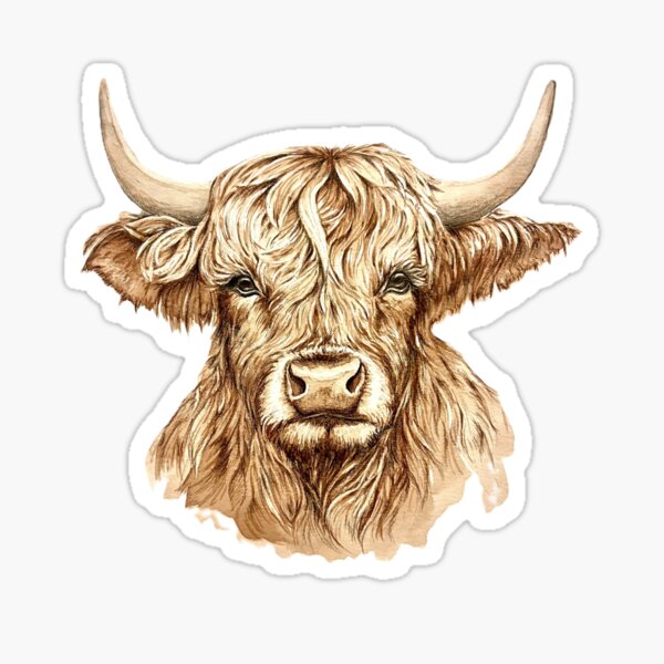 Item preview, Highland Cow designed and sold by Painted PairADice.