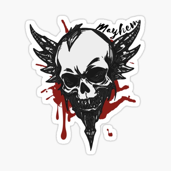Item preview, Blood Splatter Skull designed and sold by UNK-Fatigues.