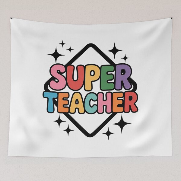 Item preview, Super teacher Back To School designed and sold by brynatshop.
