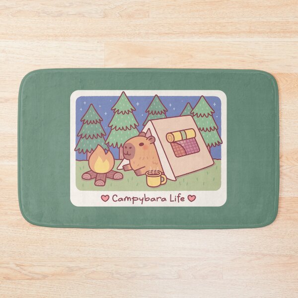 Item preview, Cute Capybara Chilling In Tent Campybara Life designed and sold by rustydoodle.