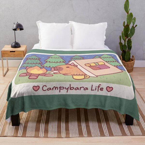 Item preview, Cute Capybara Chilling In Tent Campybara Life designed and sold by rustydoodle.