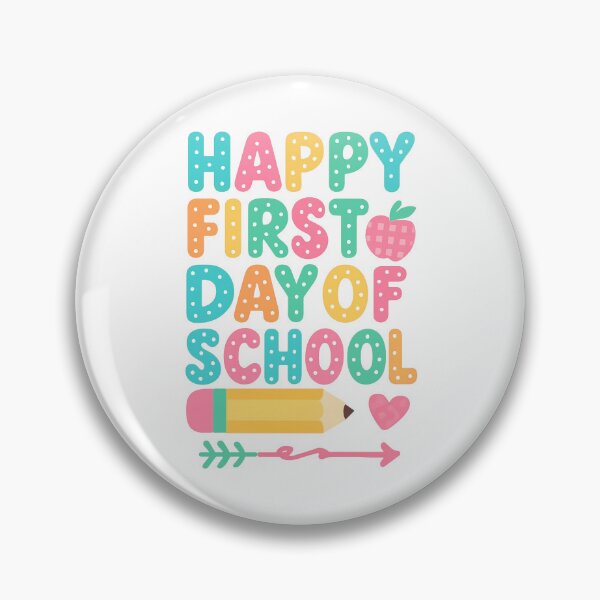 Item preview, Happy First Day Of School Bright Colorful  designed and sold by Alex Songs.