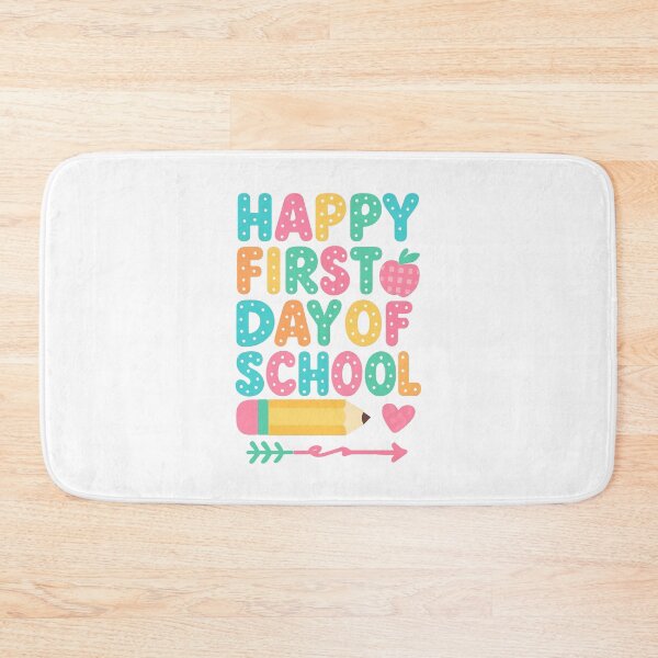 Item preview, Happy First Day Of School Bright Colorful  designed and sold by Alex Songs.