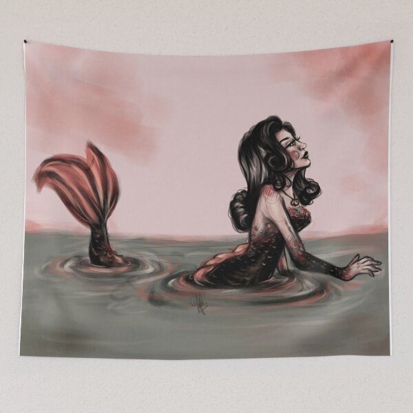 Item preview, Old Hollywood mermaid designed and sold by Patricia Pedroso.