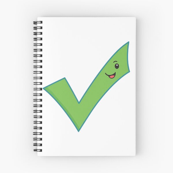 Item preview, Cartoon Check Mark with Smiling Face – Cute Positive Motivational Illustration designed and sold by PrintCreations9.
