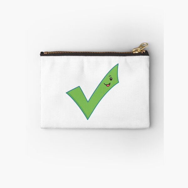 Item preview, Cartoon Check Mark with Smiling Face – Cute Positive Motivational Illustration designed and sold by PrintCreations9.