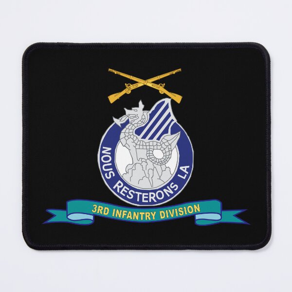 Item preview, Army - 3rd Infantry Division - w Br - Ribbon designed and sold by Military Insignia Products.