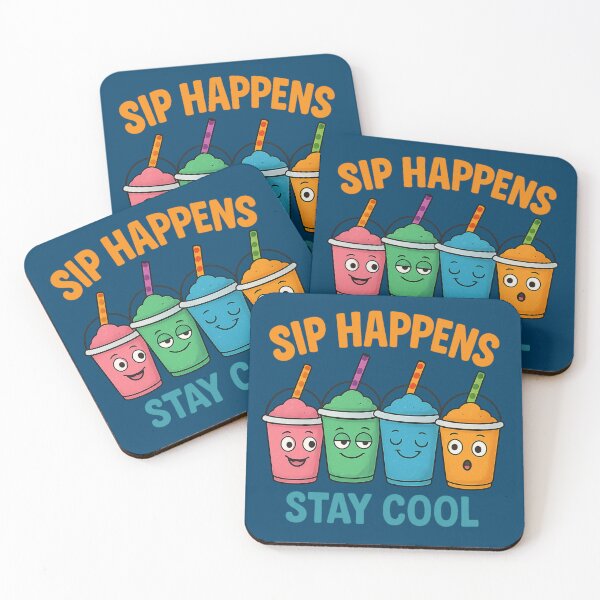 Item preview, Sip Happens Stay Cool Summer Slushie designed and sold by sparsonboutique.
