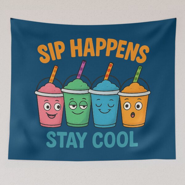 Item preview, Sip Happens Stay Cool Summer Slushie designed and sold by sparsonboutique.