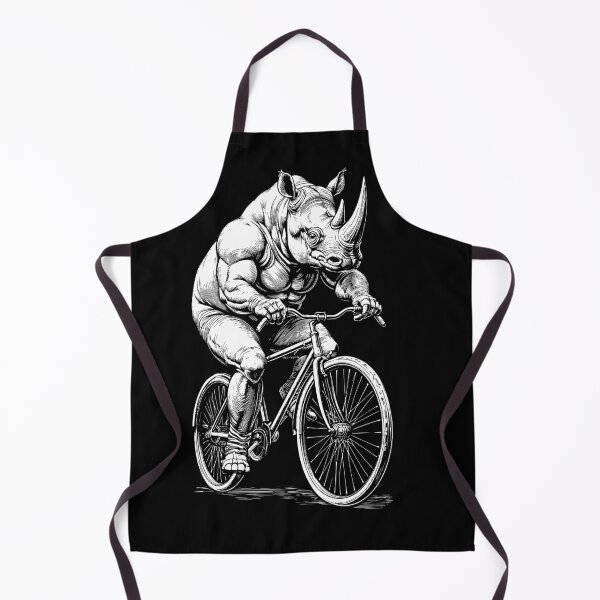 Item preview, Cycling Bicycle Rhinoceros Vintage Cyclist Biker Animal designed and sold by GrandeDuc.