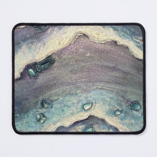 Item preview, Serene Ocean Waves with Seashells designed and sold by Ferns&TidebyElena.