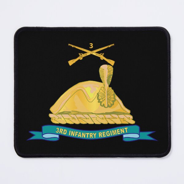 Item preview, Army - 3rd Infantry Regiment - Gold - w Br - Ribbon designed and sold by Military Insignia Products.